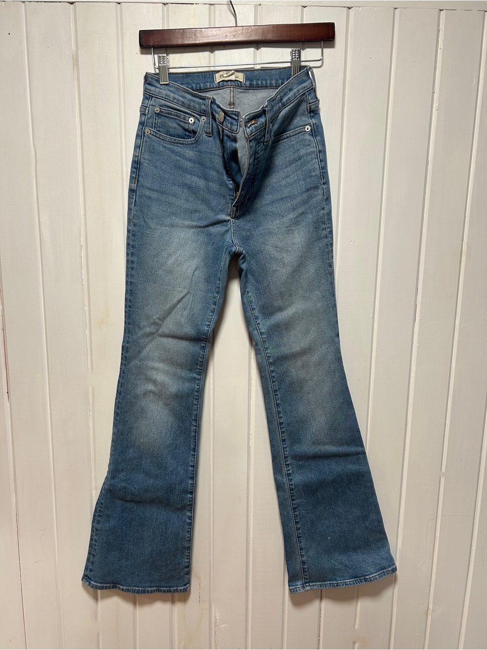Madewell Blue Flared High-Rise Jeans